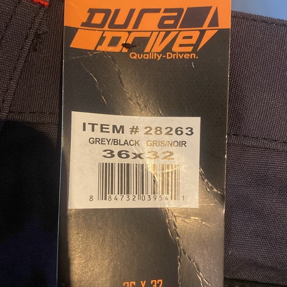 Dura Drive Cotton Lined Canvas Work Pants - Picture 8 of 8